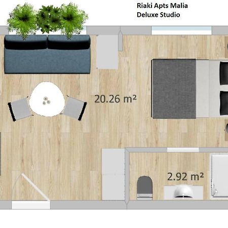 Riaki Apts Малиа Экстерьер фото