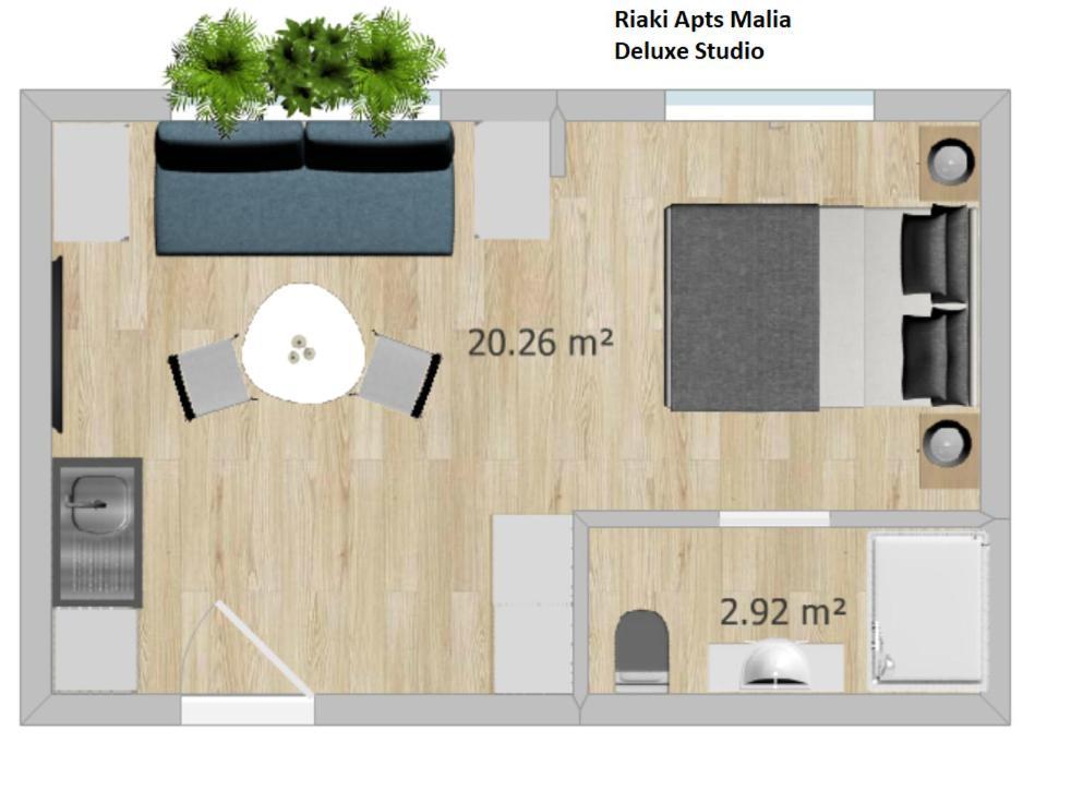 Riaki Apts Малиа Экстерьер фото