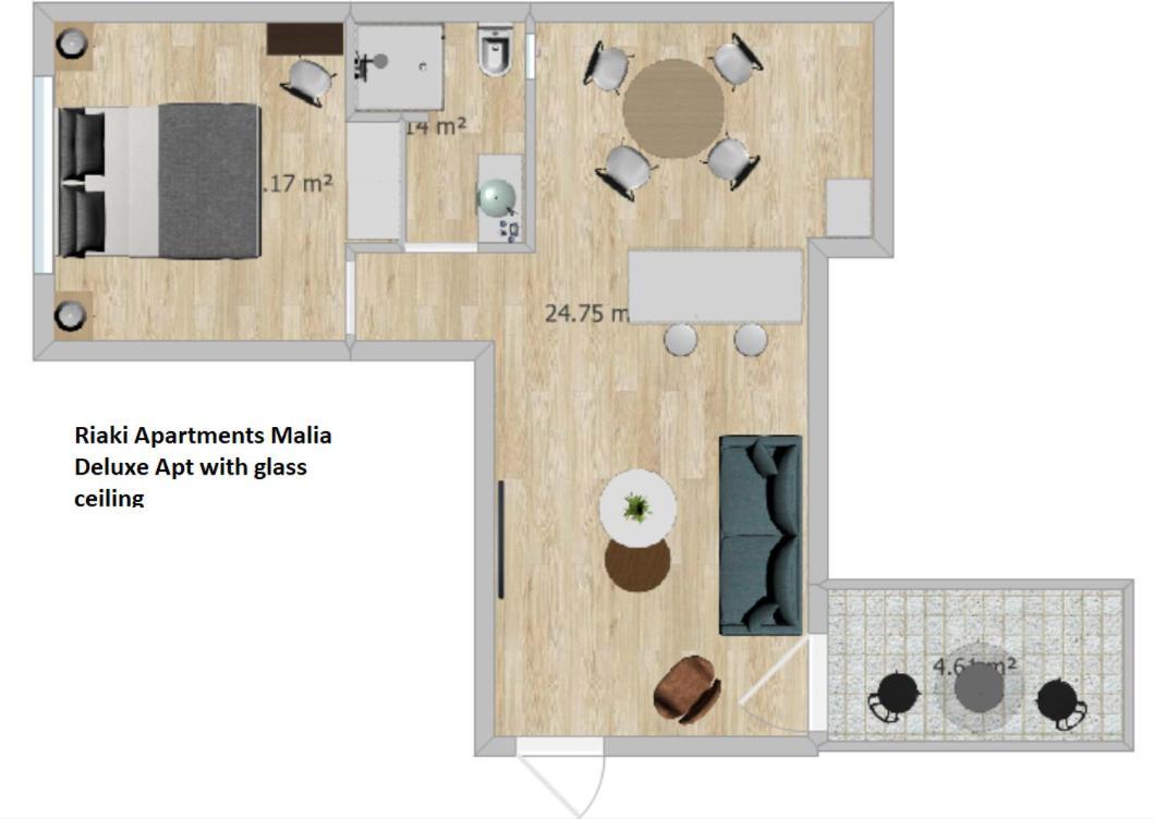 Riaki Apts Малиа Экстерьер фото